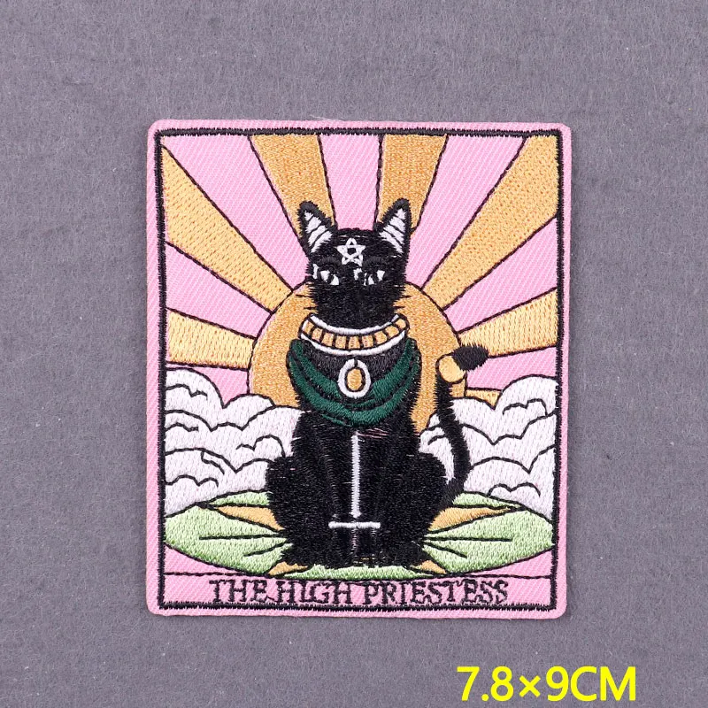 Parche moral gato tarot – Bordado para chaleco MOLLE - imagen 5