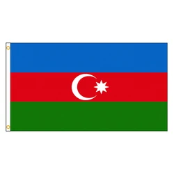 Bandera del Azerbaiyán nacional para decoración del hogar