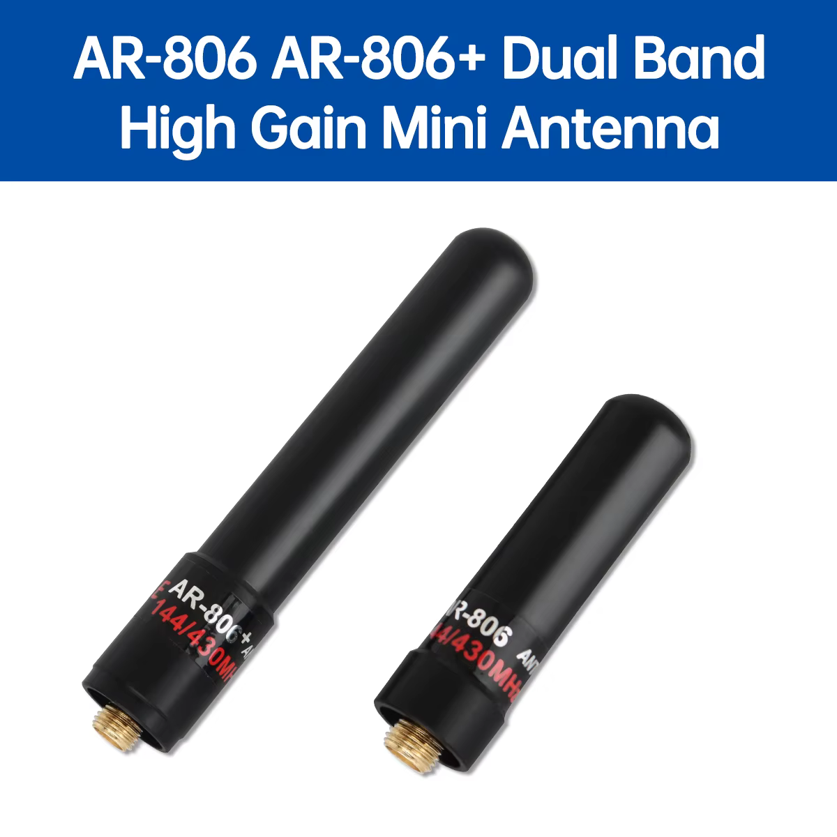 ABBREE AR806 AR805S antena dual-band SMA hembra para walkie talkie - imagen 3