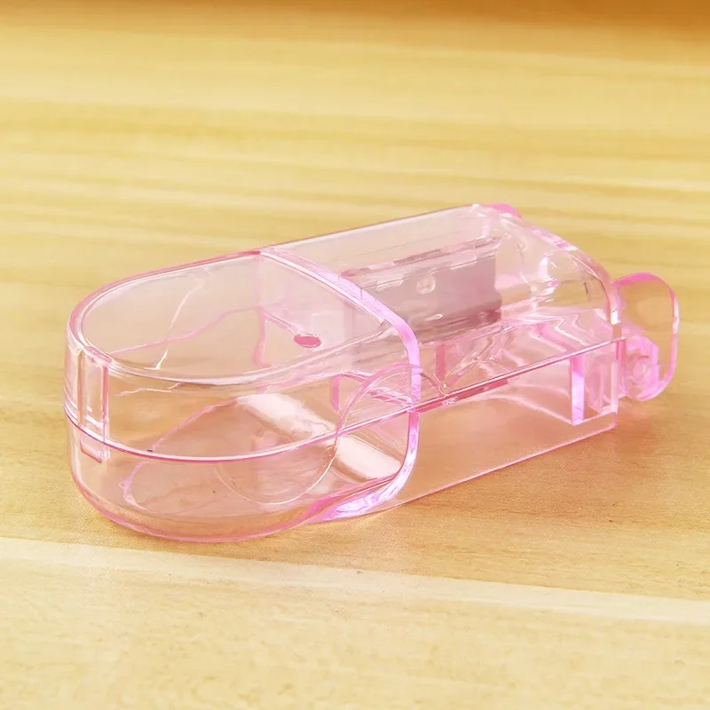Cortador de pastillas transparente dispensador para medicamentos - imagen 2
