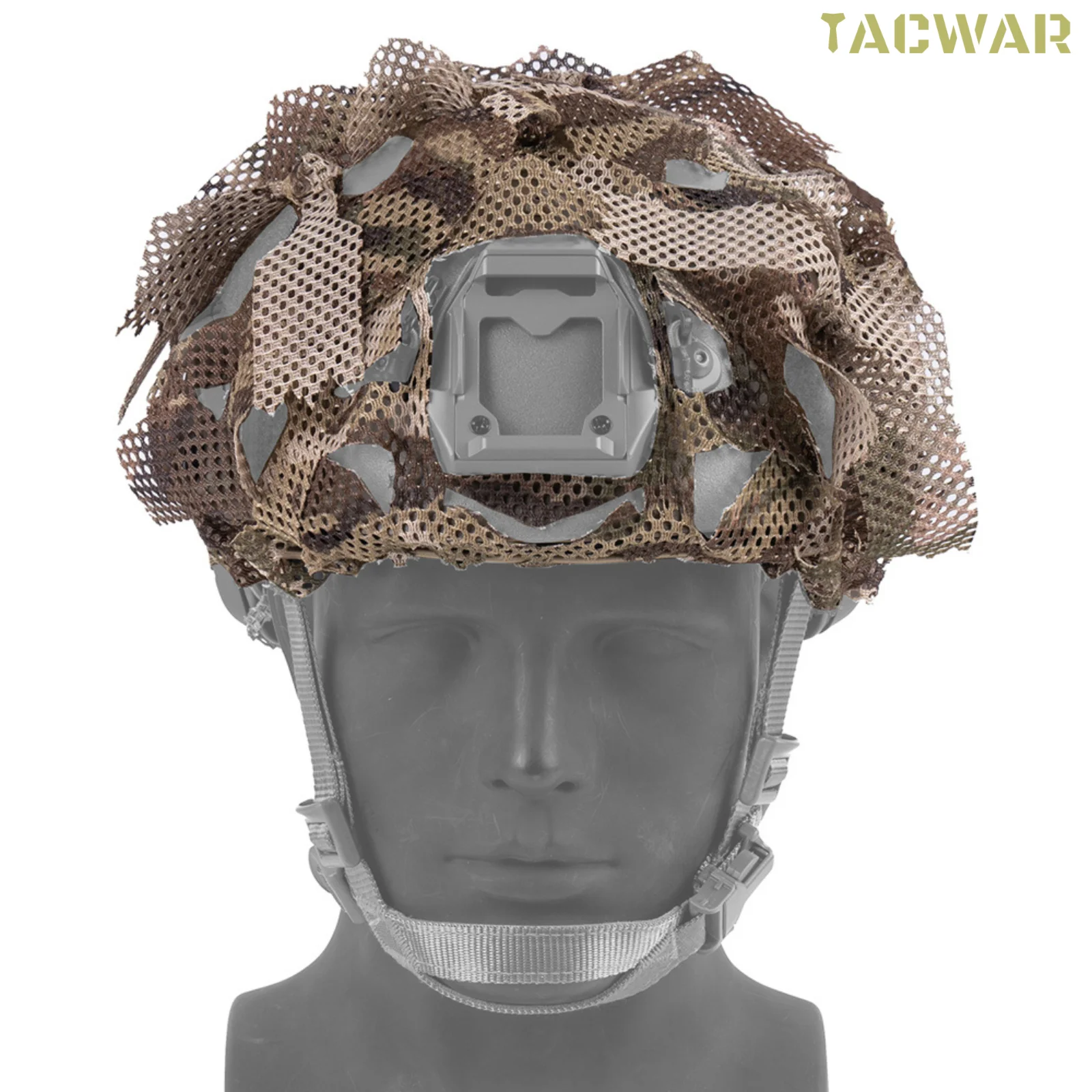Funda de casco táctico malla transpirable camuflaje láser - imagen 2