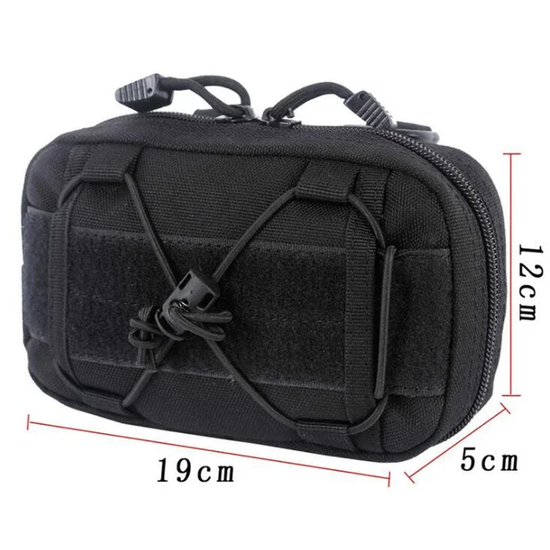 Bolsa táctica de cintura MOLLE horizontal para herramientas EDC - imagen 4
