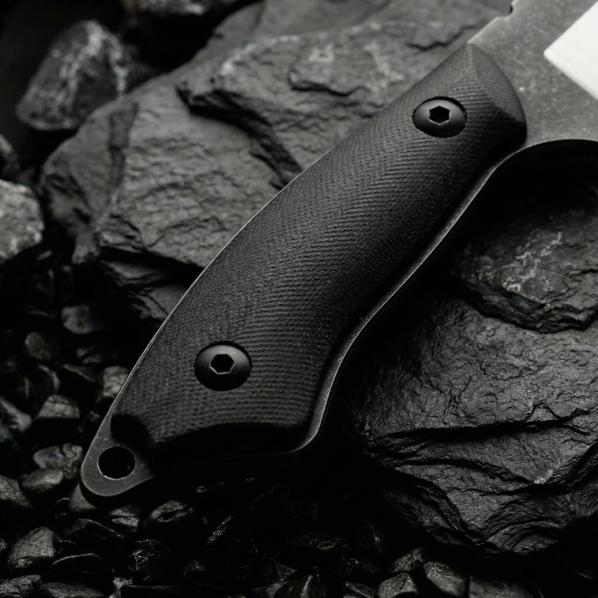 Cuchillo de supervivencia fijo acero con funda exterior - imagen 4