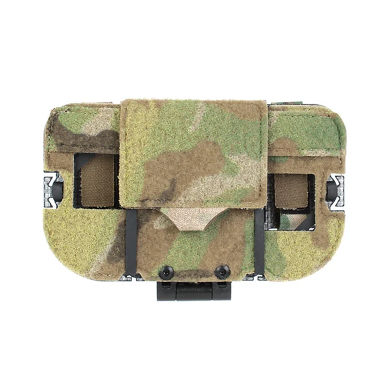 Chaleco táctico MOLLE modular con porta móvil para uso de caza - imagen 4