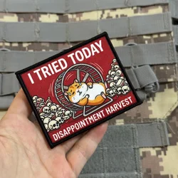 Morale Tactical Parche táctico calavera hámster con velcro