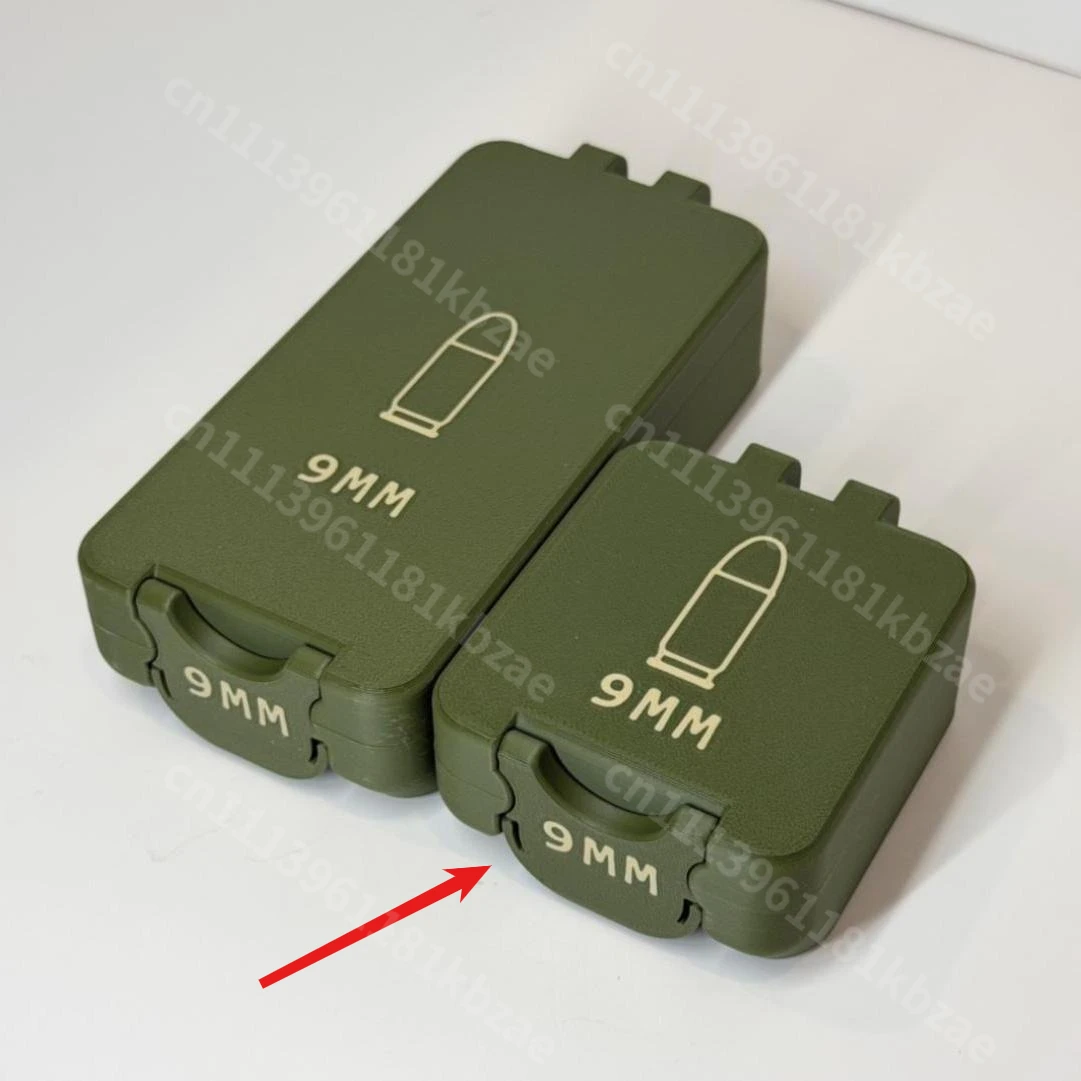 Caja porta balas 9 mm impresa en 3D para organizar y exhibir - imagen 3