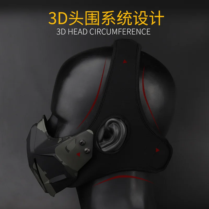 Máscara táctica tipo dividido 3D para combate en aire libre - imagen 2