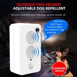 Dispositivo antiladridos recargable USB para entrenar perros en exterior