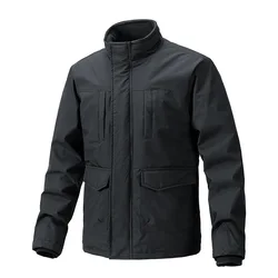 Chaqueta táctica invierno hombre – Algodón cuello alto caza outdoor