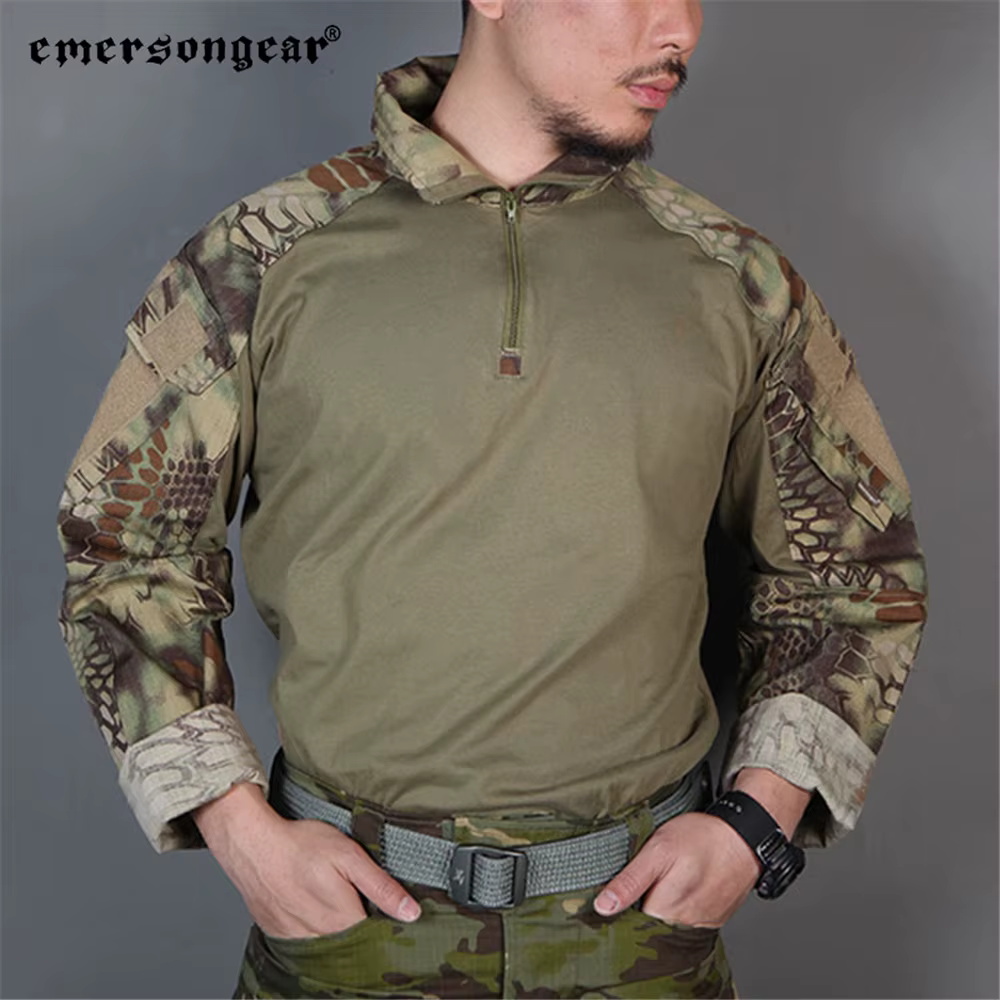 Emersongear E3 Camiseta táctica manga larga camuflaje para caza