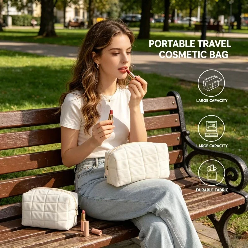 Bolsa de almacenamiento terciopelo ultraligera elástica portátil - imagen 2