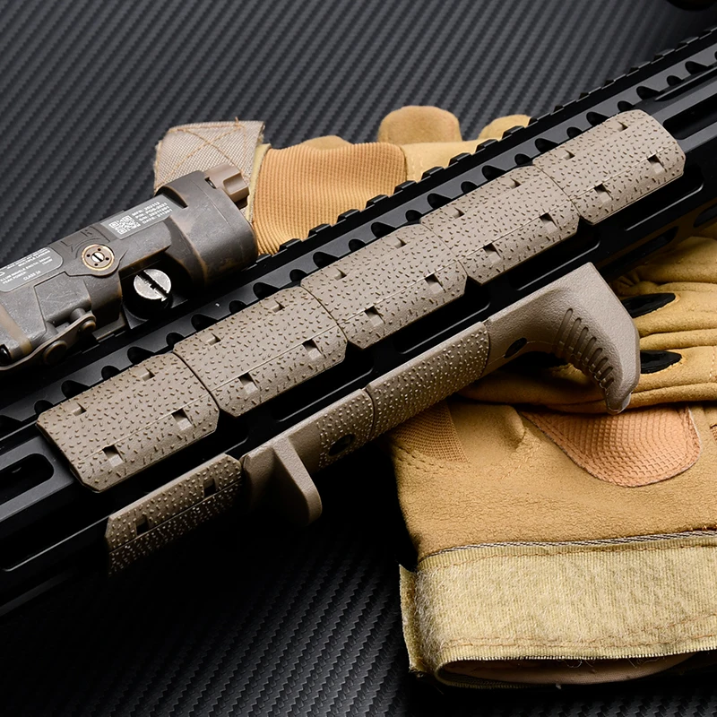 Cubierta riel M-LOK táctico nailon KeyMod para airsoft AR15 M4 - imagen 5