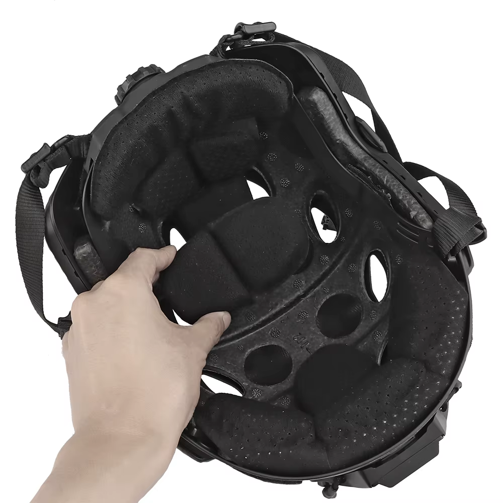 Almohadillas interiores casco táctico suaves transpirables caza Airsoft - imagen 4