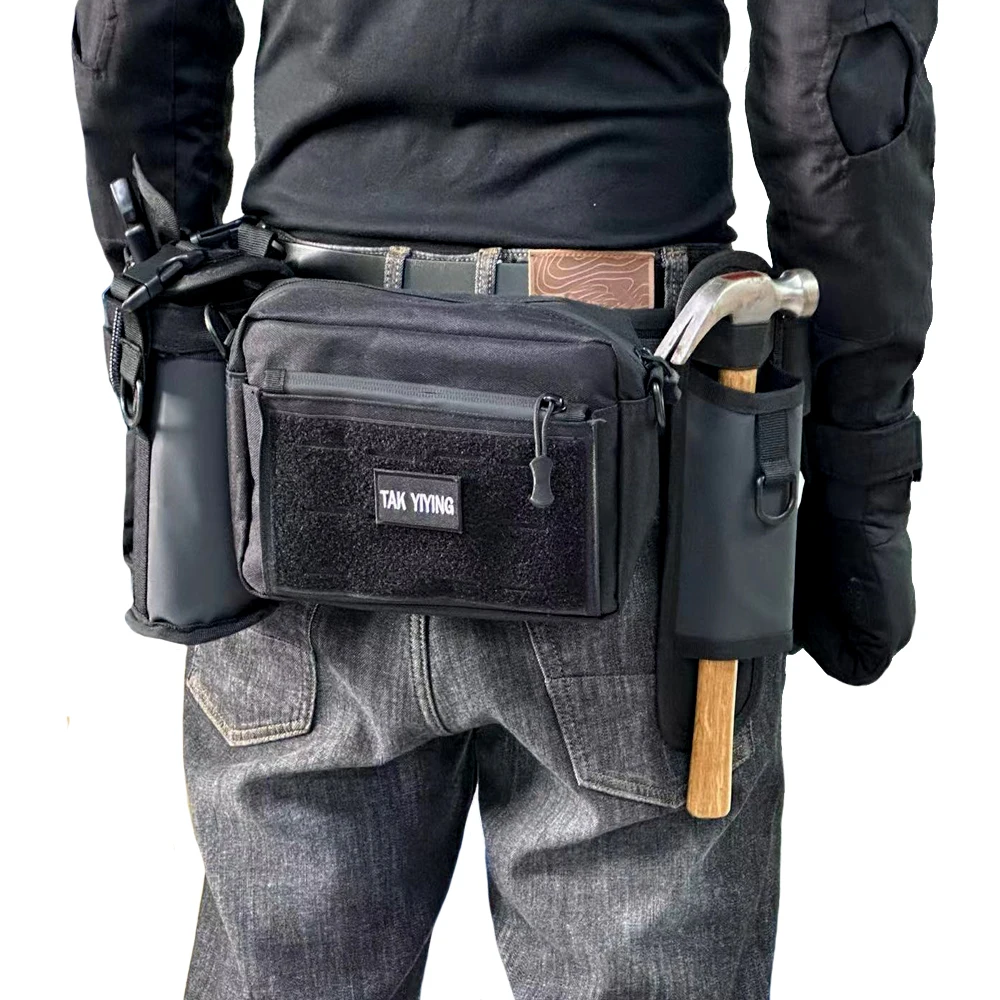 Riñonera táctica MOLLE impermeable – Bolsillo cintura ajustable