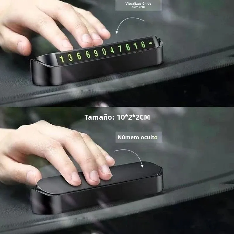 Placa matrícula luminosa temporal para estacionamiento de vehículos - imagen 3