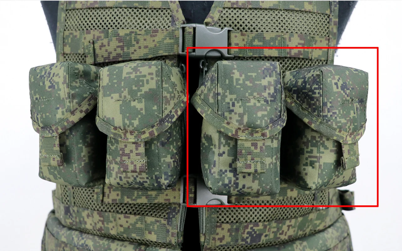 Portagranadas táctica camuflaje EMR para chaleco portaplacas - imagen 3