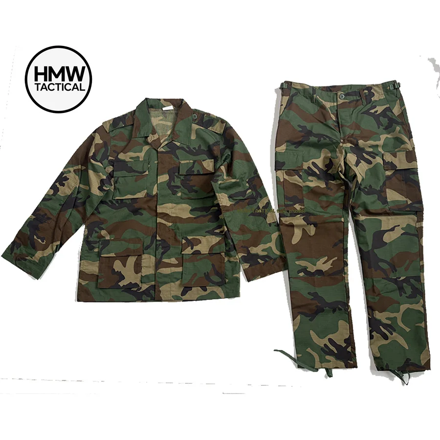 BDU camuflaje M81 Woodland resistente al desgaste para hombre