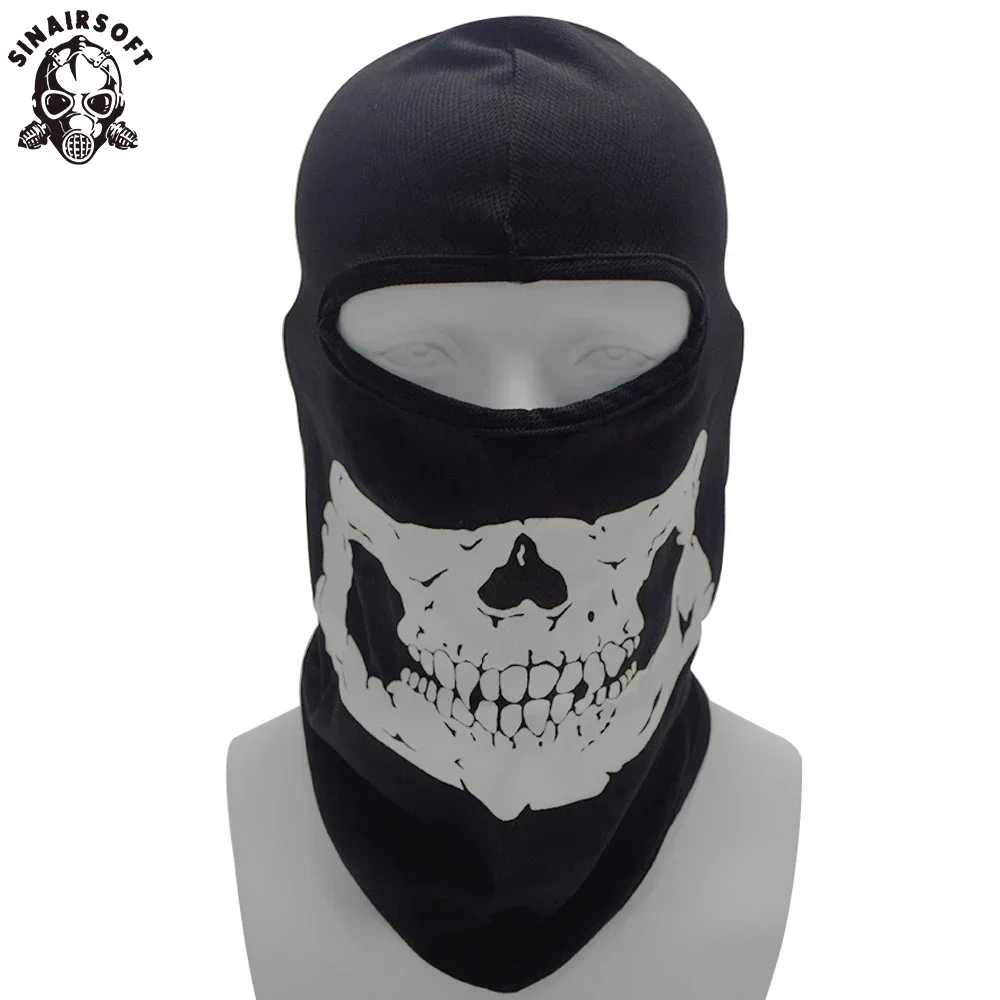 Casco táctico noctilucente con capucha completa y máscara antipolvo