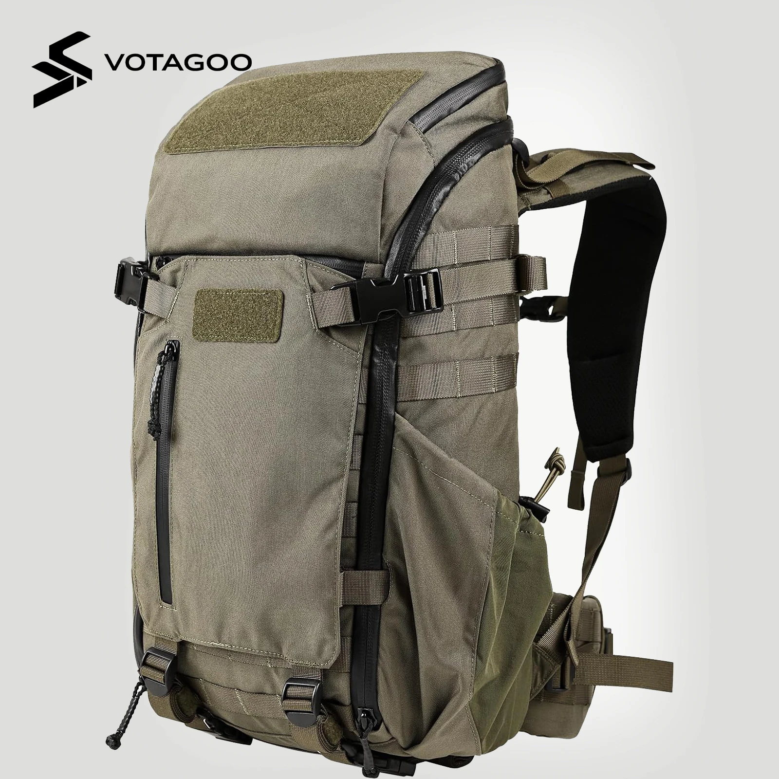VOTAGOO Mochila táctica de caza con transporte rifle y arco