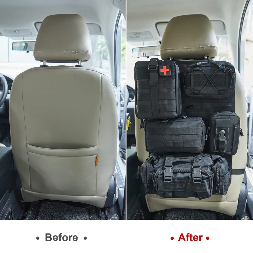Bolsa Molle organizador respaldo asiento universal para vehículos - imagen 5