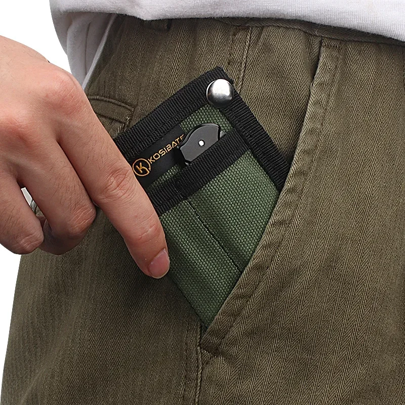 Bolsa táctica EDC de nailon MOLLE organizador para tarjetas y cartera - imagen 2