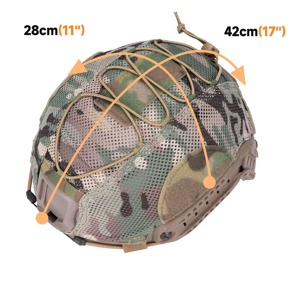 Funda táctica de nailon Cordura 500D para casco FAST