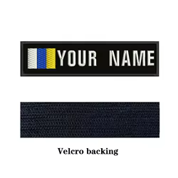Parche bordado bandera Canarias – Termoadhesivo para coser o planchar