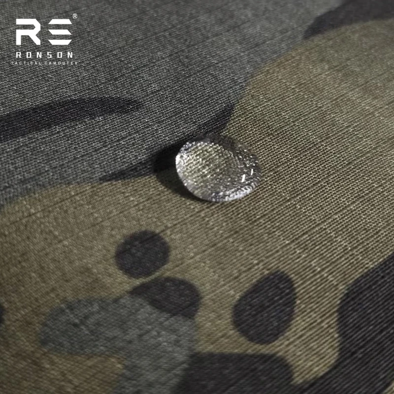 Tela táctica ripstop NYCO camuflaje CP negra para uniformes - imagen 4
