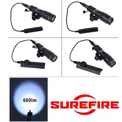 SureFire Linterna táctica para casco FAST con riel lateral y botón