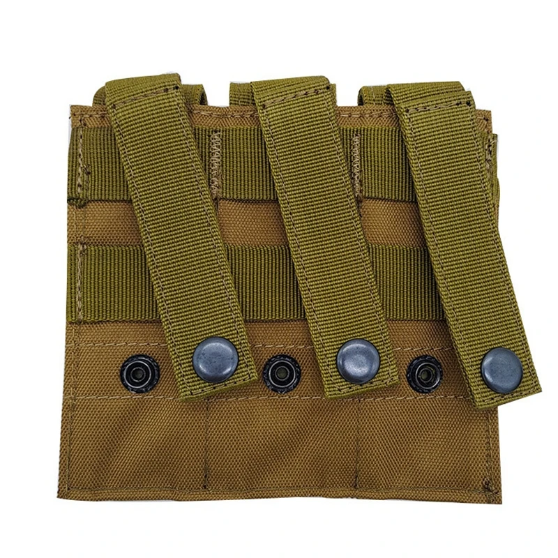 Cartuchera táctica MOLLE triple – Funda para pistola - imagen 4