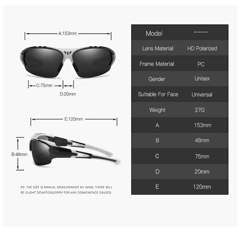 Primer plano de lentes polarizadas