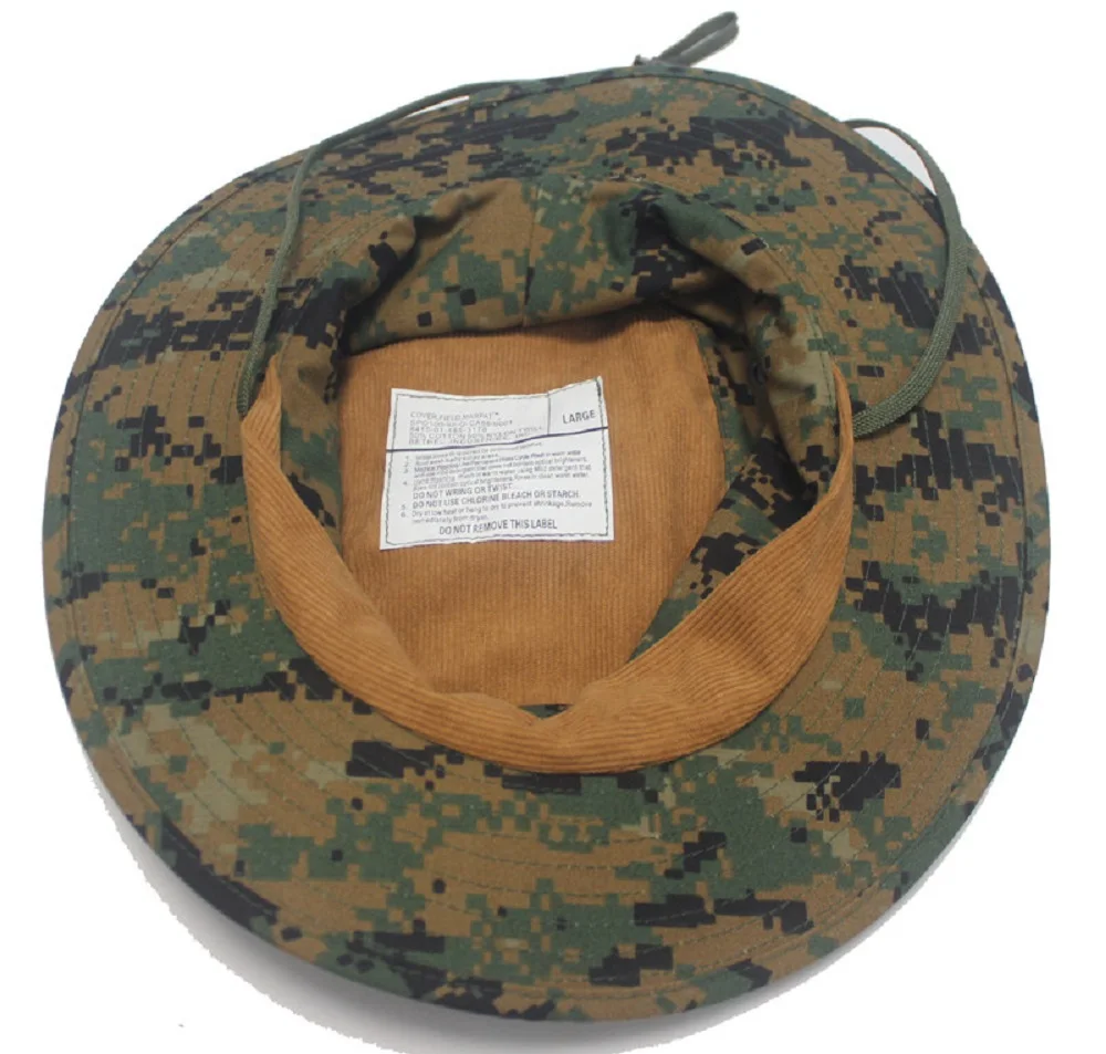 Sombrero boonie MCCUU táctico con protección solar y absorción de sudor