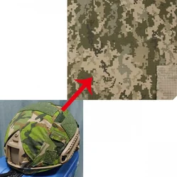 Cubierta casco táctico camuflaje ucraniano de tela resistente