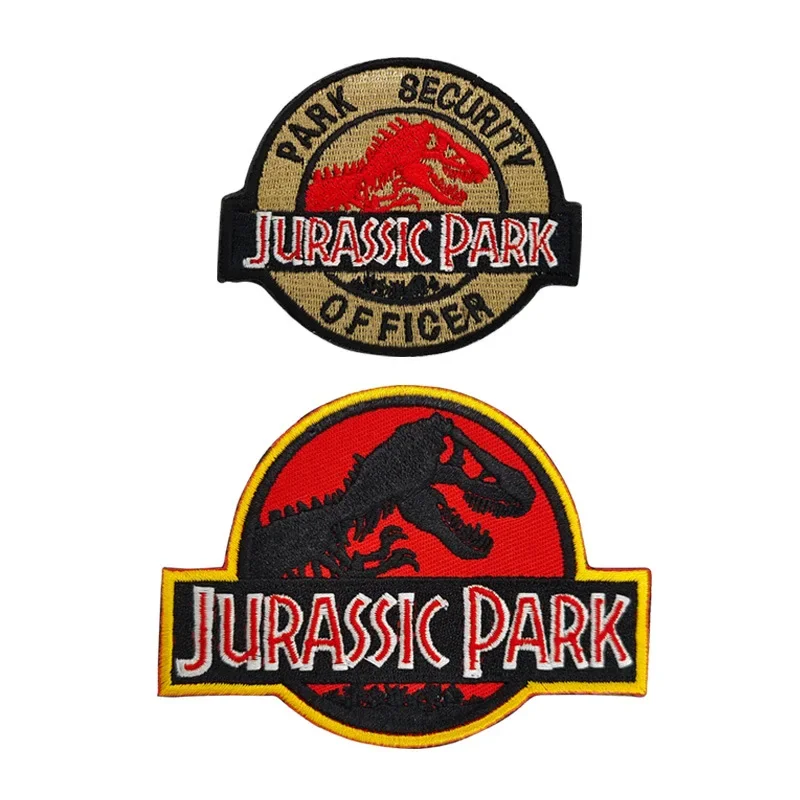 Parche bordado Velcro dinosaurio Jurassic Park para MOLLE - imagen 2