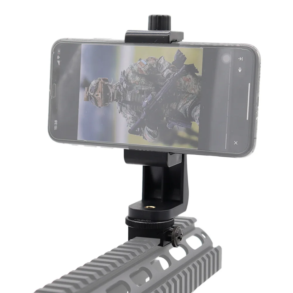 Soporte Picatinny para smartphone y Action Cam – Montaje táctico - imagen 5