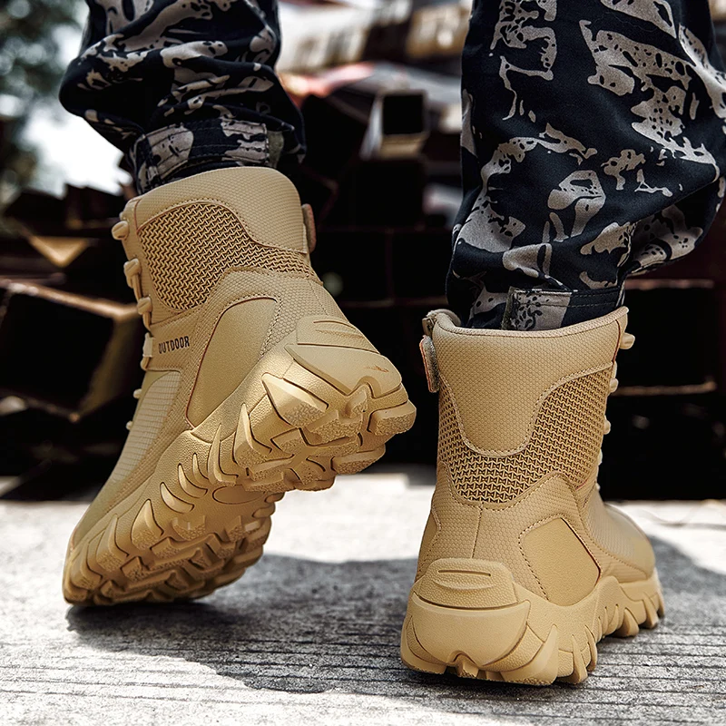 Botas tácticas de combate mejoradas para hombre, antidesgaste - imagen 5
