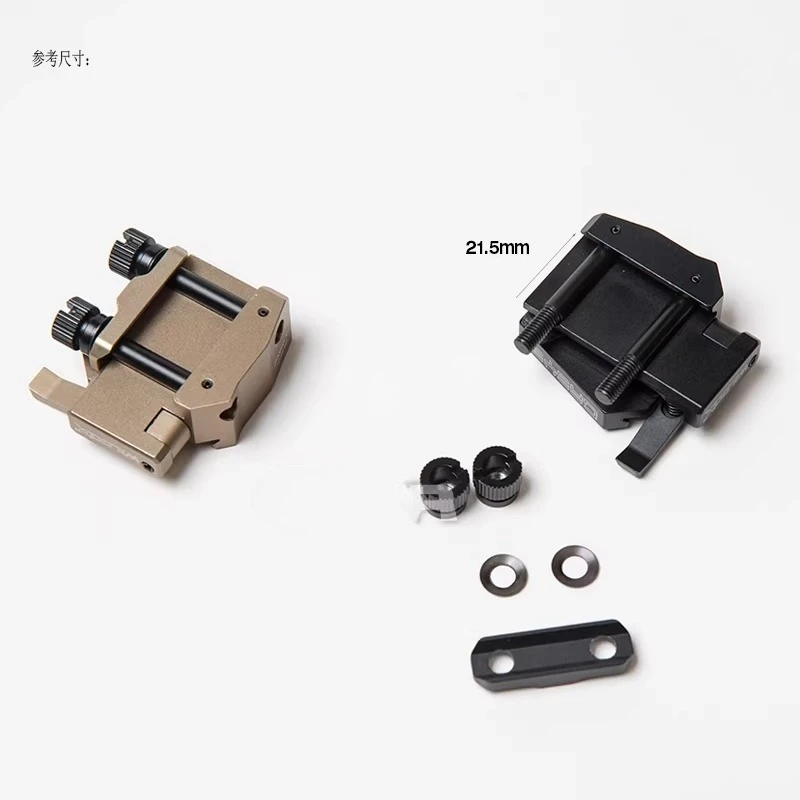 Adaptador NVG abatible de aluminio para casco táctico - imagen 4