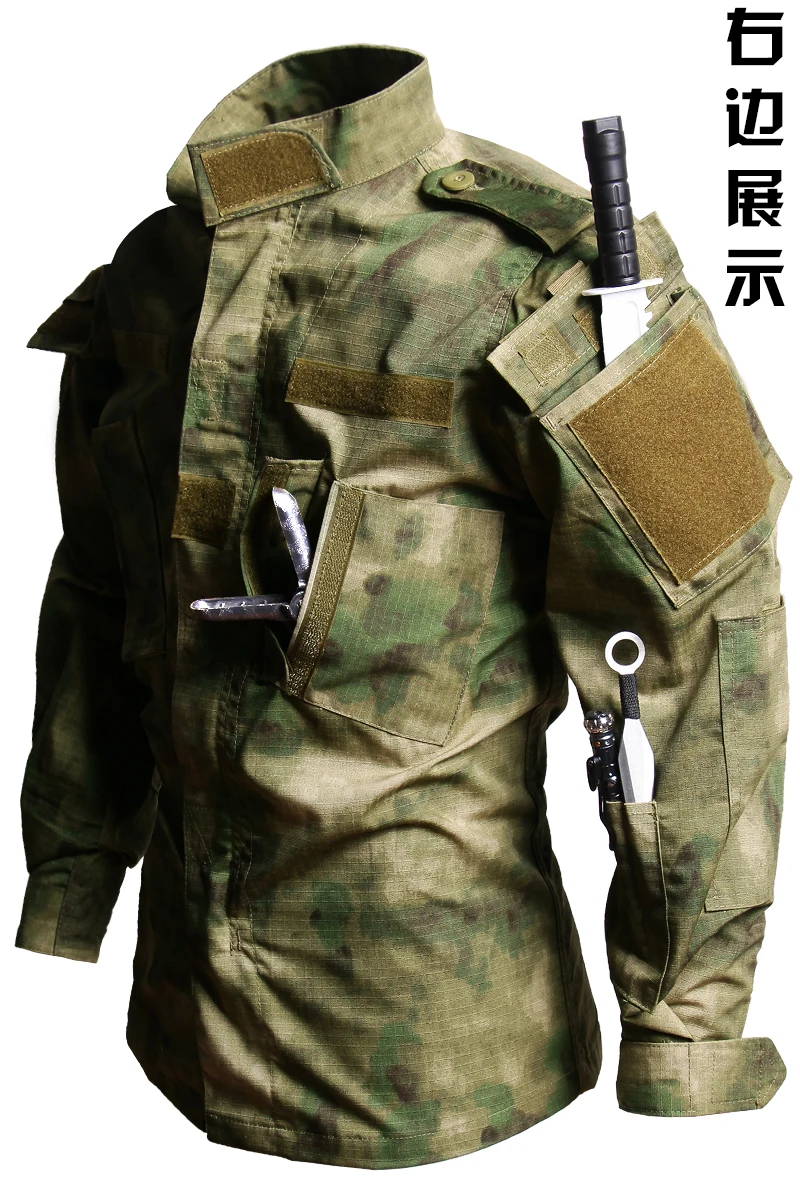 Uniforme táctico camuflaje ruinas ACU ripstop para entrenamiento