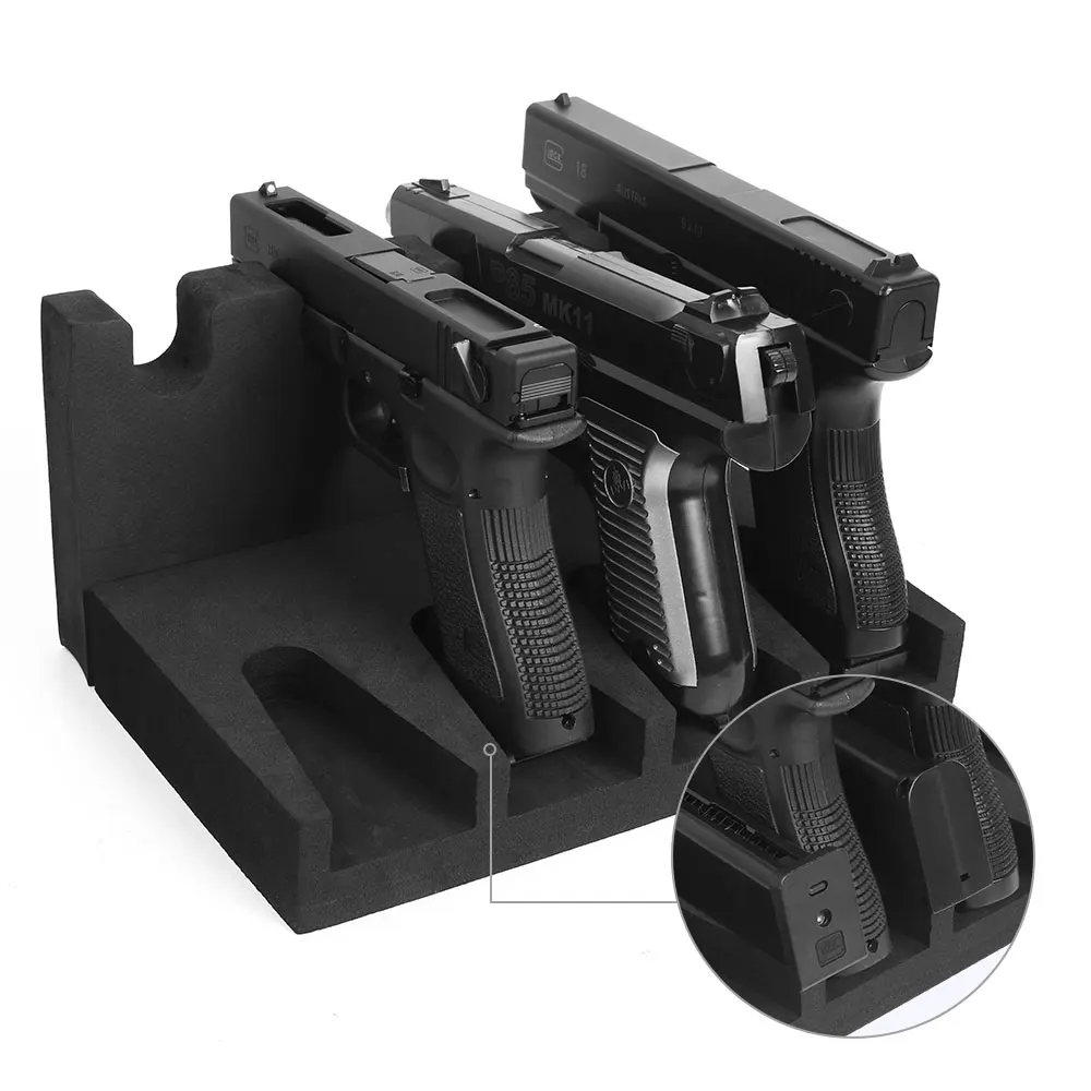 Soporte táctico para pistolas con espuma EVA para armero - imagen 3