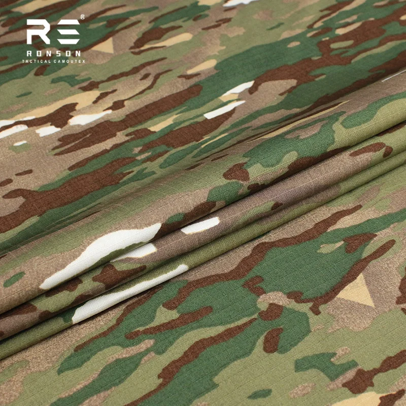 Tela táctica camuflaje multiambiente Ripstop BME Bariolage francés - imagen 4