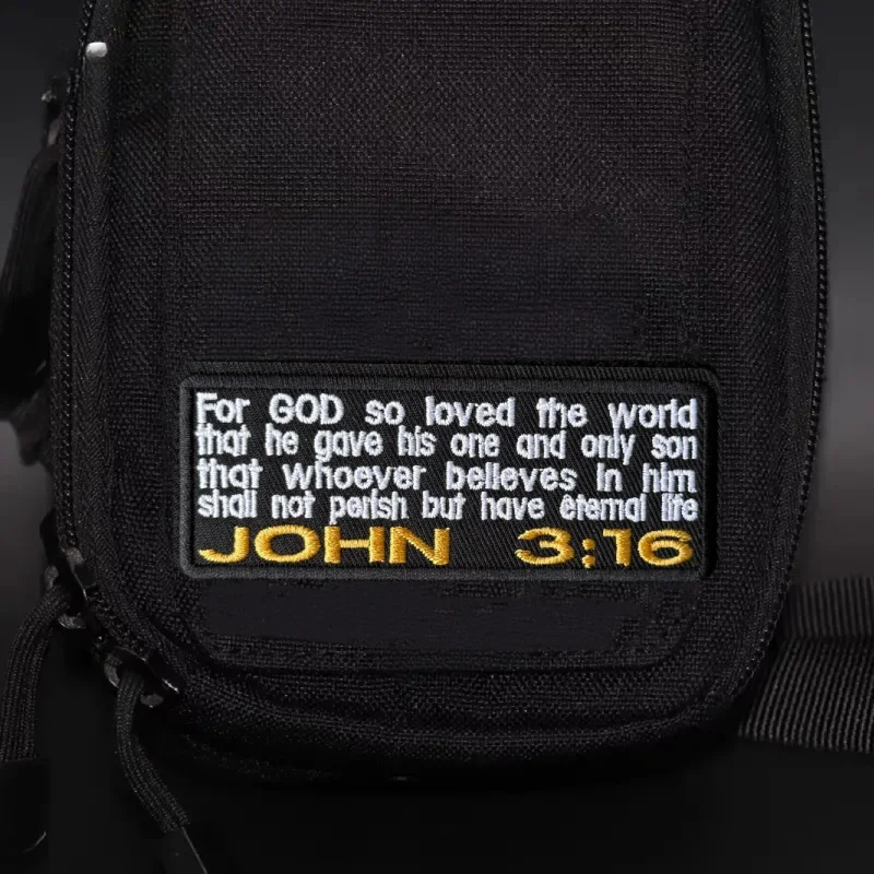 Parche táctico bordado JOHN para gancho y bucle en mochila o ropa - imagen 4