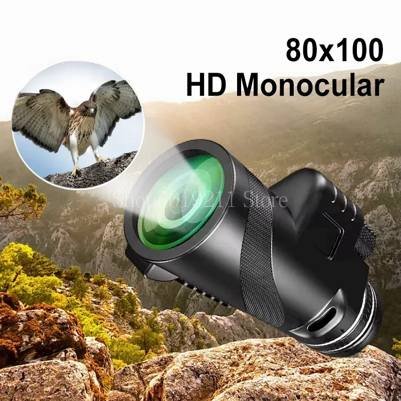 Telescopio portátil de largo alcance con zoom HD para campamento - imagen 5