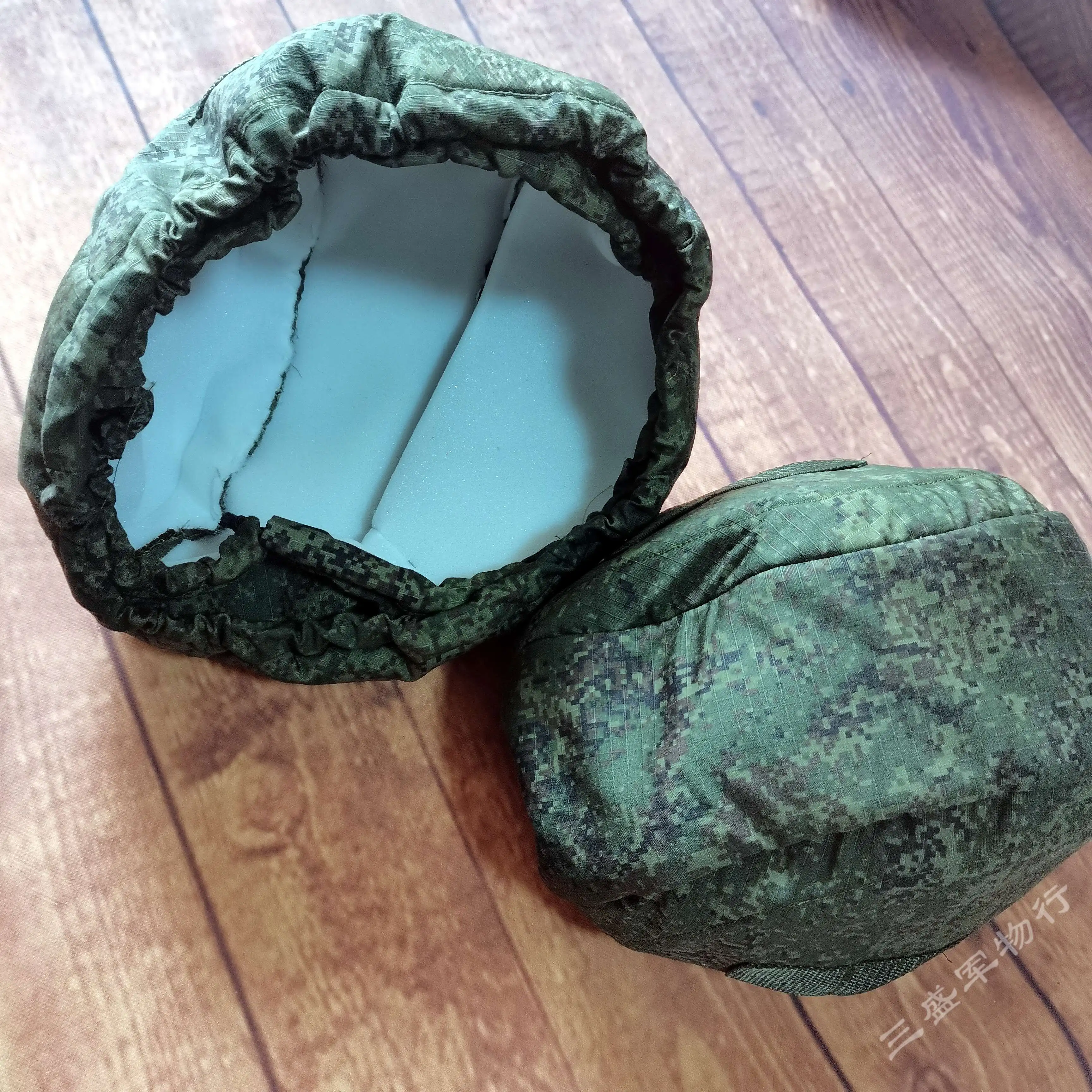 Kolpak cubierta de casco táctica EMR verde en tela camuflaje pequeño - imagen 4