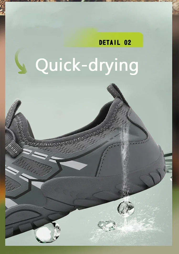 Zapatos acuáticos en uso
