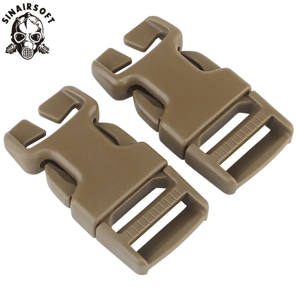 Hebilla táctica QASM 1 pulgada: montaje rápido para sistema MOLLE