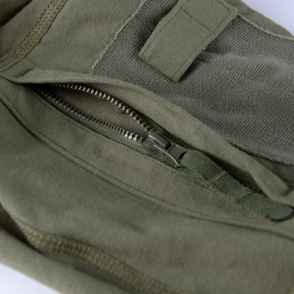 Camisa táctica camuflada hombre cuello alto con cremallera corta - imagen 4