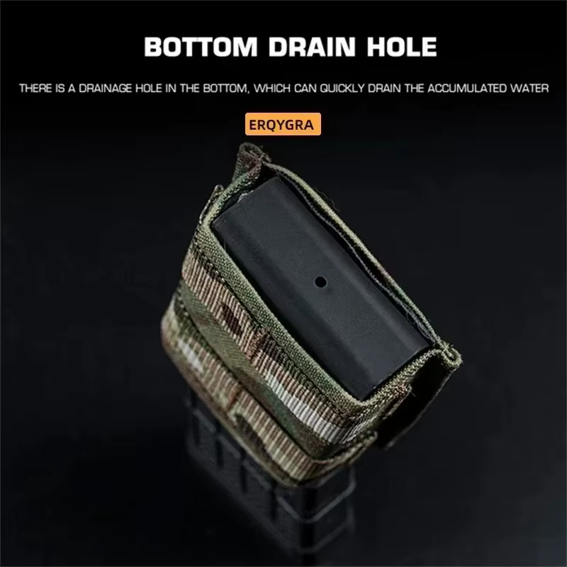 Bolsa táctica MOLLE para cargadores Airsoft con liberación rápida - imagen 2