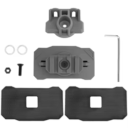 Soporte giratorio universal para linterna de casco con velcro