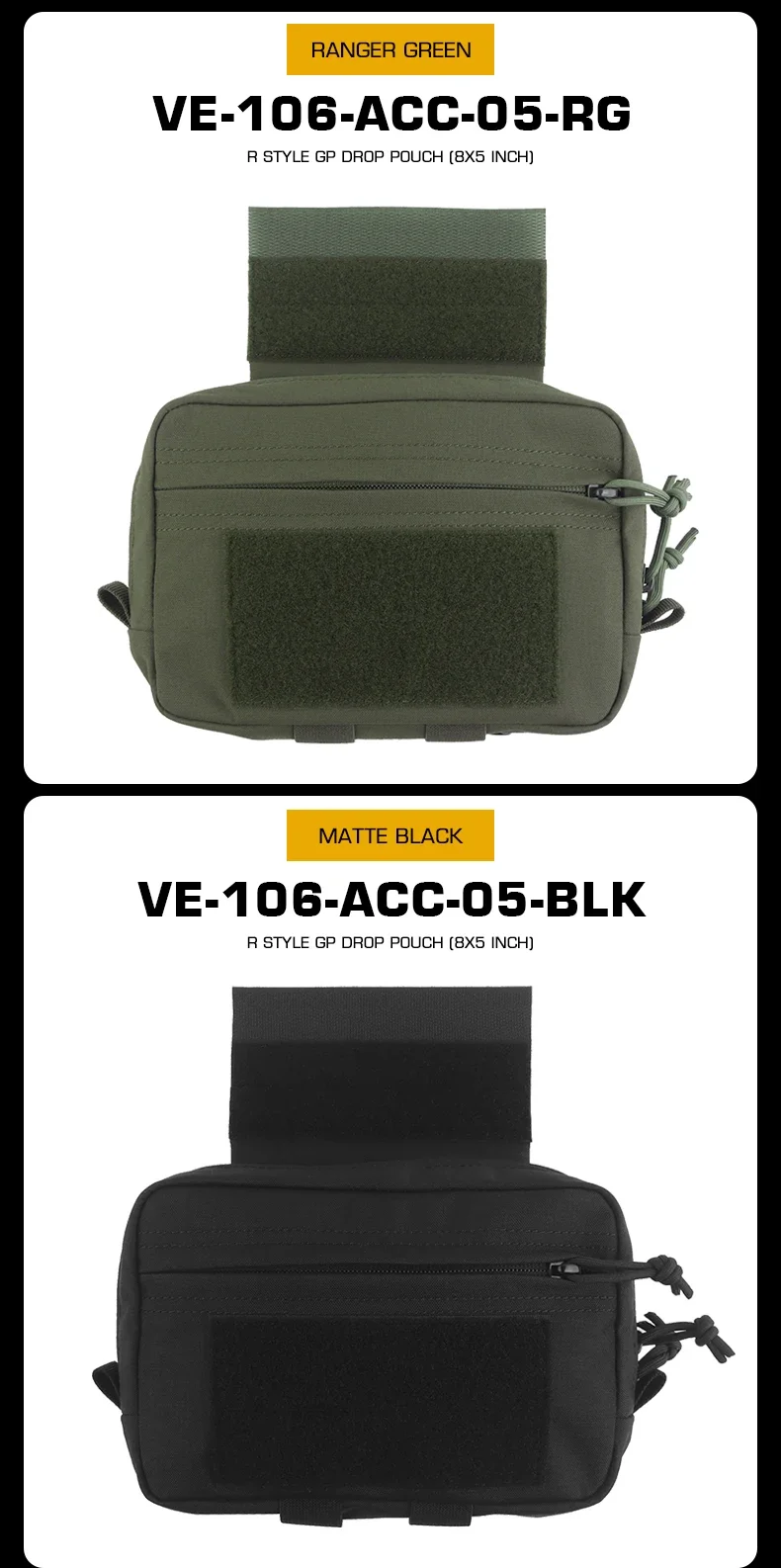 Bolsa táctica R-serie GP Drop Pouch uso táctico