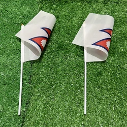 Bandera Nepal de mano en poliéster para deportes y decoración